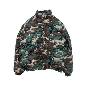 New ERL Quilted Camo Puffer Jacket Size Medium $1453